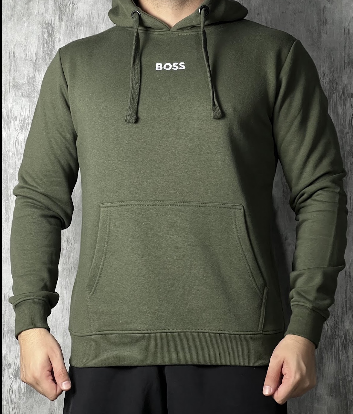 Moletom c/ capuz Boss - Verde Basic
